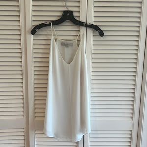 LOFT cream Spaghetti Strap Cami Tank~S